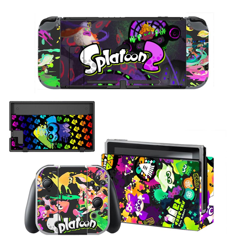 Splatoon 2 Nintendo Switch Skin Sticker NintendoSwitch stickers skins for Nintend Switch Console and Joy Con - Splatoon Plush