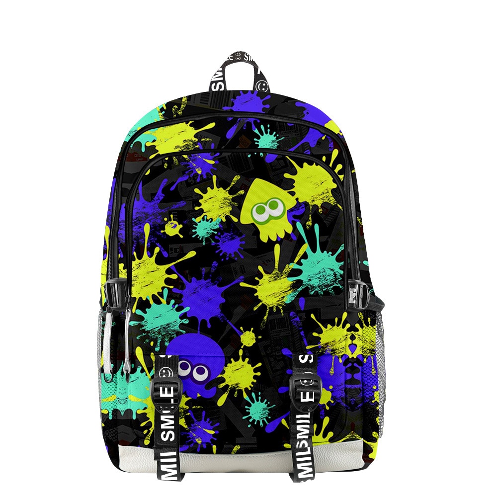 Splatoon 3 Backpack Adults Kids School Bag 2022 Hot Game Daypack Unisex Bags - Splatoon Plush