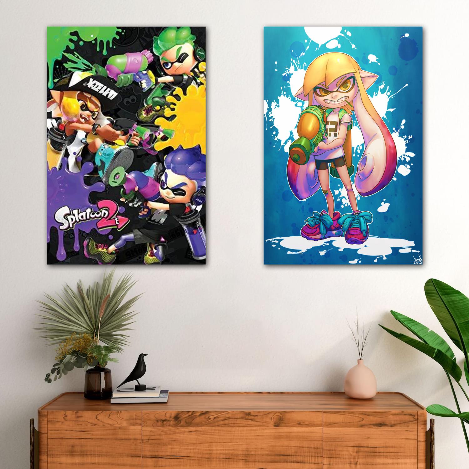 Splatoon video games Wall Art Canvas Posters Decoration Art 24x36 Poster Personalized Gift Modern Family bedroom - Splatoon Plush